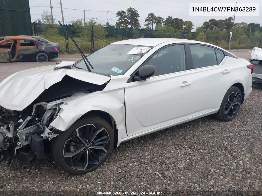 2023 Nissan Altima Sr VIN: 1N4BL4CW7PN363289 Lot: 40408266