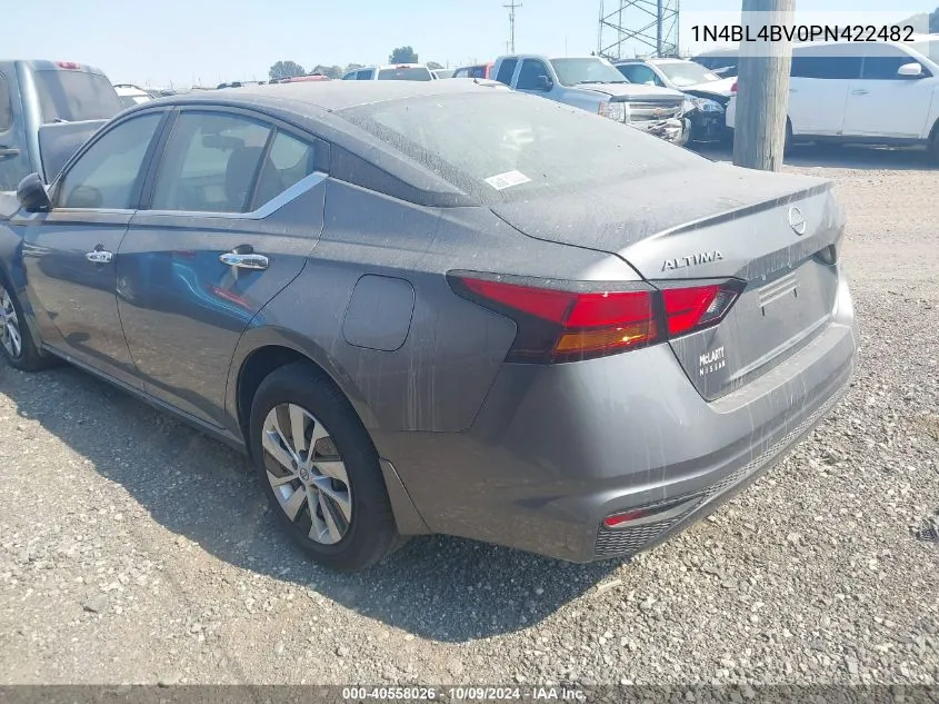 2023 Nissan Altima S Fwd VIN: 1N4BL4BV0PN422482 Lot: 40558026