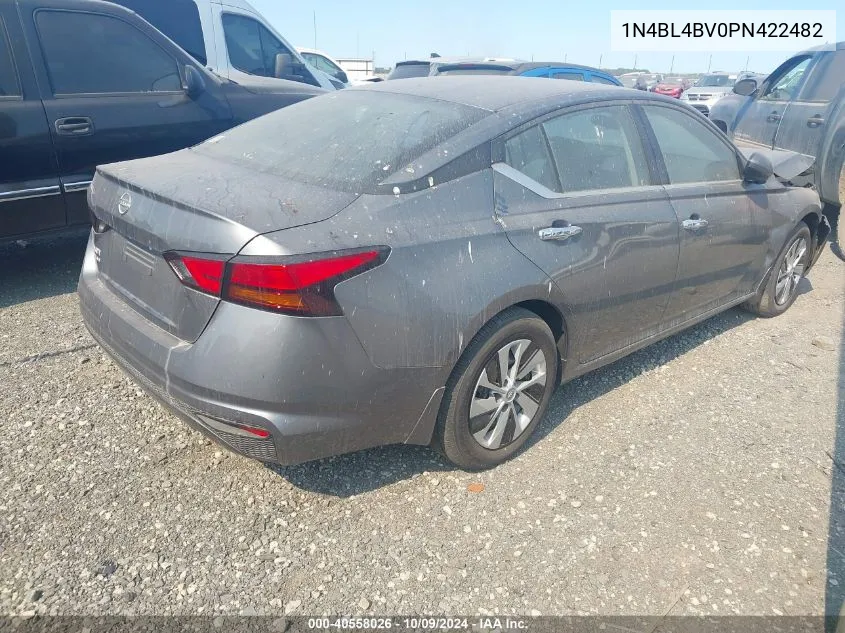 2023 Nissan Altima S Fwd VIN: 1N4BL4BV0PN422482 Lot: 40558026