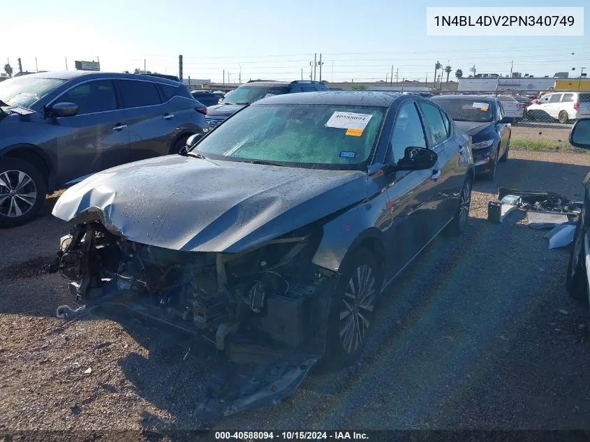 2023 Nissan Altima Sv Fwd VIN: 1N4BL4DV2PN340749 Lot: 40588094