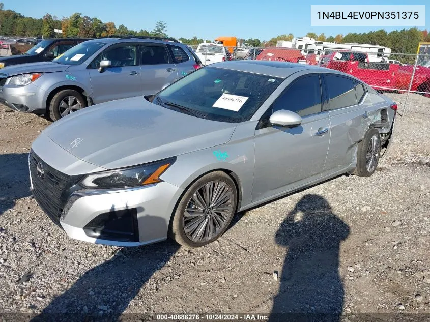 2023 Nissan Altima Sl VIN: 1N4BL4EV0PN351375 Lot: 40686276