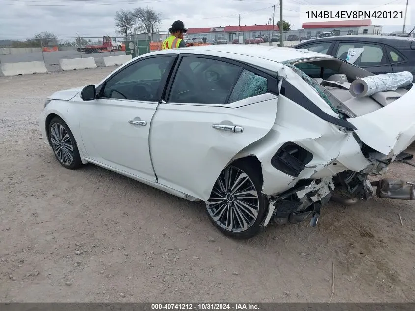 2023 Nissan Altima Sl Fwd VIN: 1N4BL4EV8PN420121 Lot: 40741212