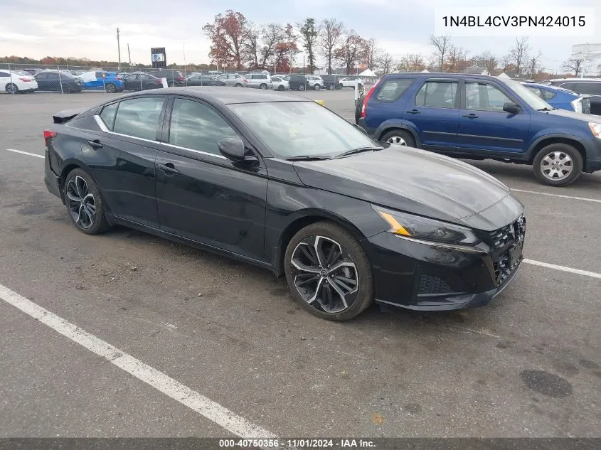 2023 Nissan Altima Sr Fwd VIN: 1N4BL4CV3PN424015 Lot: 40750356