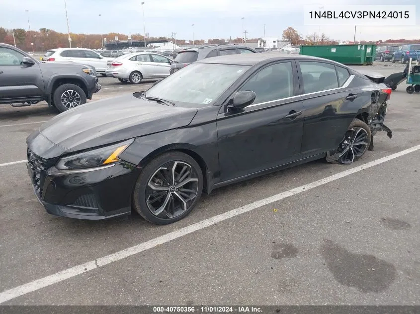 2023 Nissan Altima Sr Fwd VIN: 1N4BL4CV3PN424015 Lot: 40750356