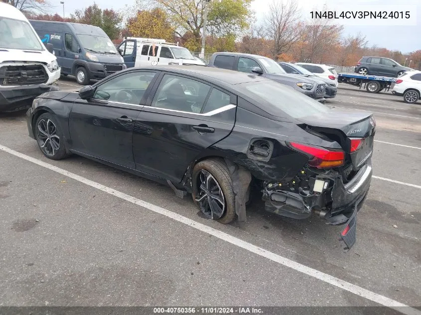 2023 Nissan Altima Sr Fwd VIN: 1N4BL4CV3PN424015 Lot: 40750356