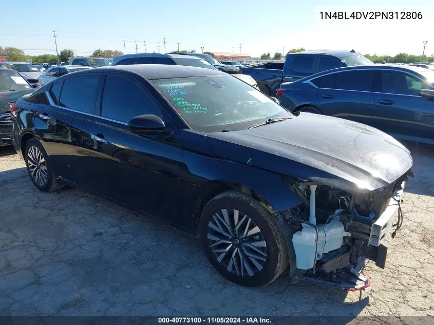 2023 Nissan Altima Sv Fwd VIN: 1N4BL4DV2PN312806 Lot: 40773100