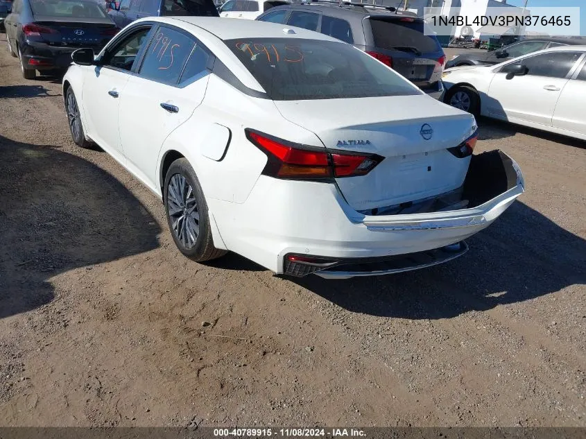 2023 Nissan Altima Sv Fwd VIN: 1N4BL4DV3PN376465 Lot: 40789915