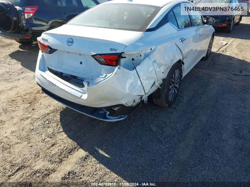 2023 Nissan Altima Sv Fwd VIN: 1N4BL4DV3PN376465 Lot: 40789915