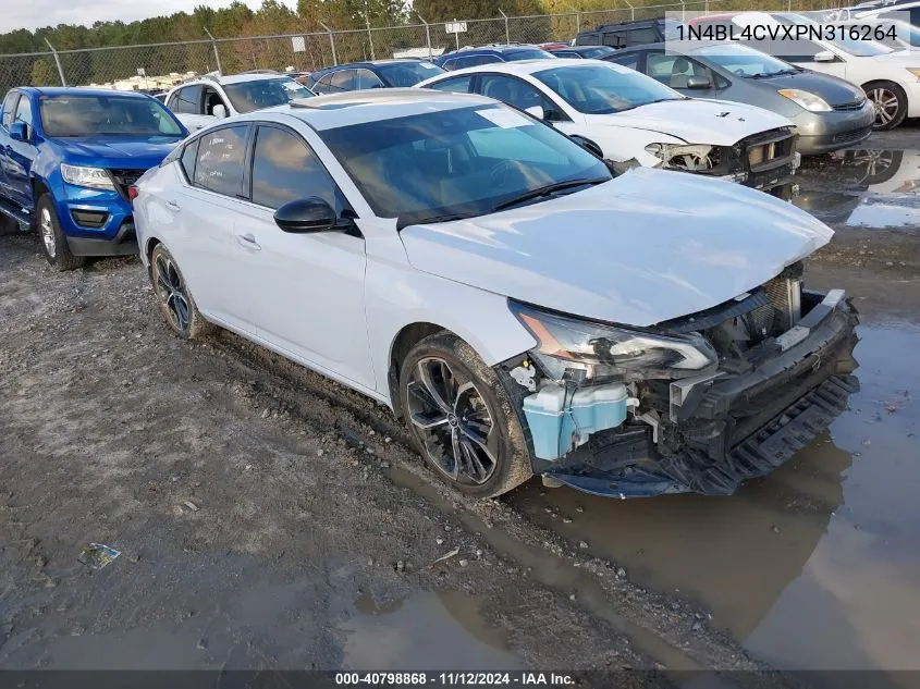 2023 Nissan Altima Sr Fwd VIN: 1N4BL4CVXPN316264 Lot: 40798868