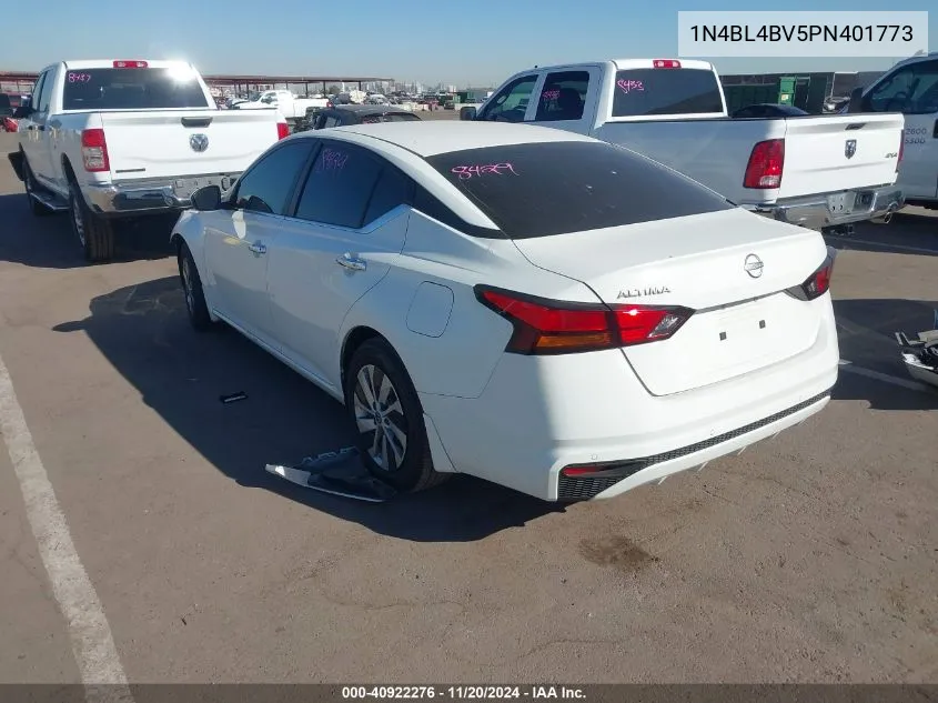 2023 Nissan Altima S Fwd VIN: 1N4BL4BV5PN401773 Lot: 40922276