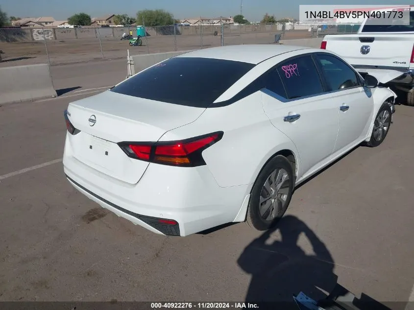 2023 Nissan Altima S Fwd VIN: 1N4BL4BV5PN401773 Lot: 40922276