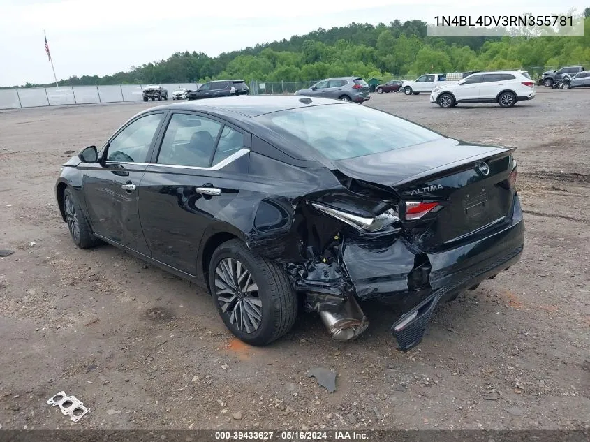 2024 Nissan Altima Sv Fwd VIN: 1N4BL4DV3RN355781 Lot: 39433627