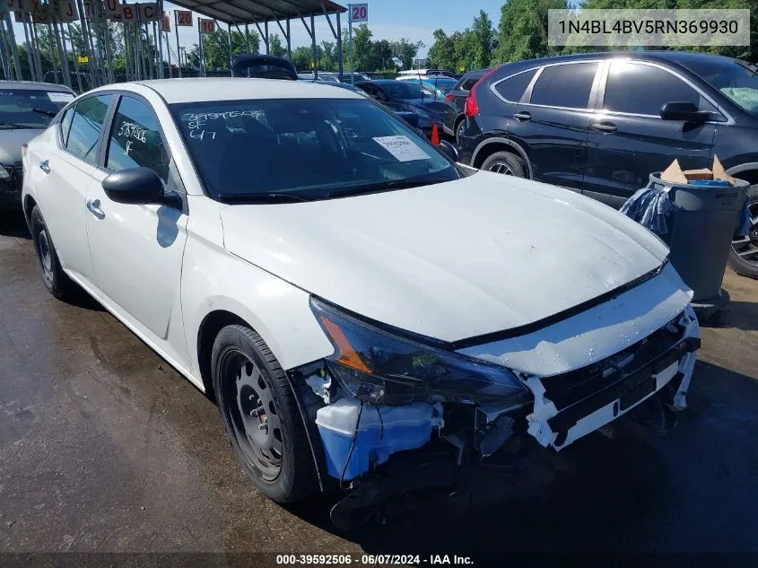 2024 Nissan Altima S Fwd VIN: 1N4BL4BV5RN369930 Lot: 39592506