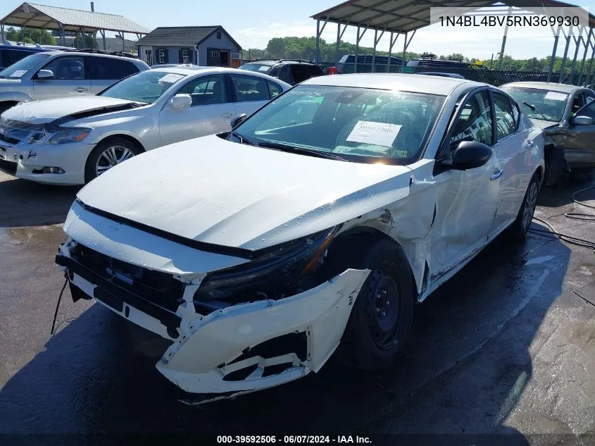 2024 Nissan Altima S Fwd VIN: 1N4BL4BV5RN369930 Lot: 39592506