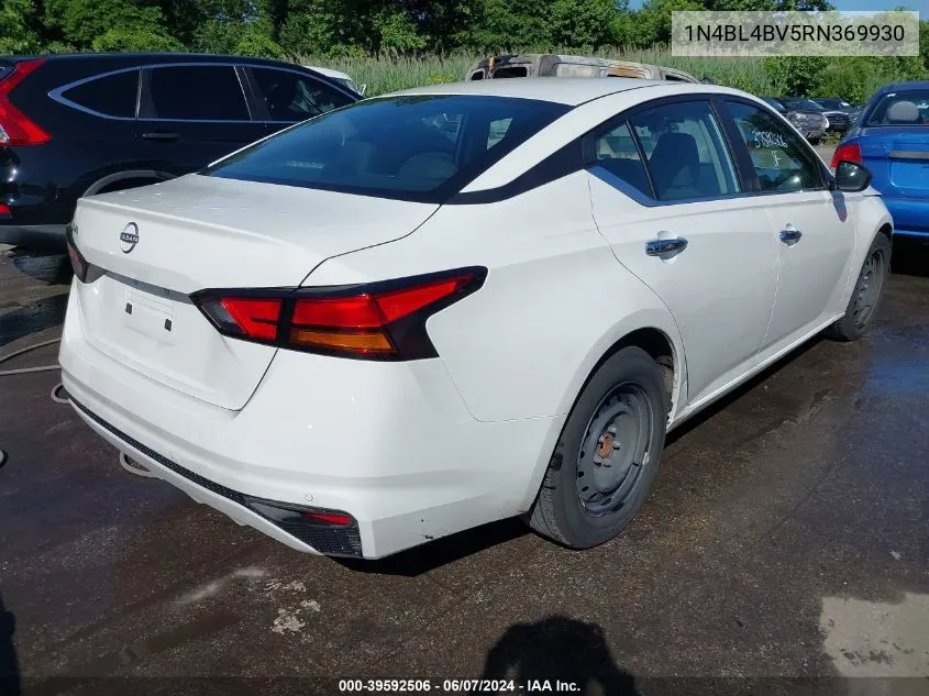 2024 Nissan Altima S Fwd VIN: 1N4BL4BV5RN369930 Lot: 39592506