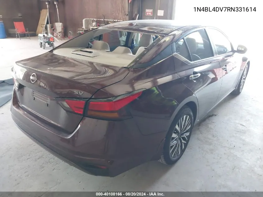 1N4BL4DV7RN331614 2024 Nissan Altima Sv Fwd