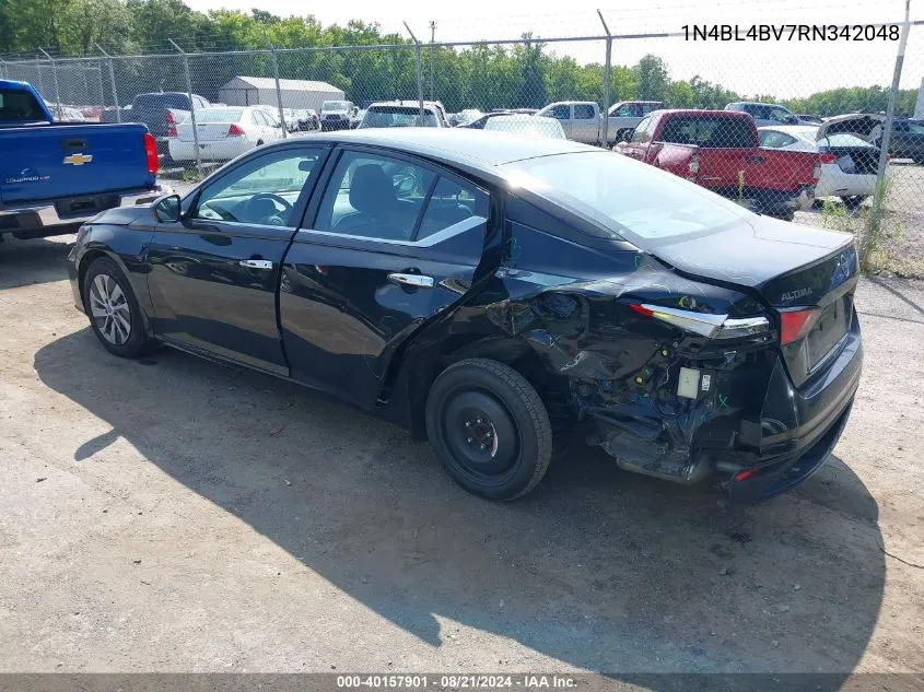 2024 Nissan Altima S VIN: 1N4BL4BV7RN342048 Lot: 40157901