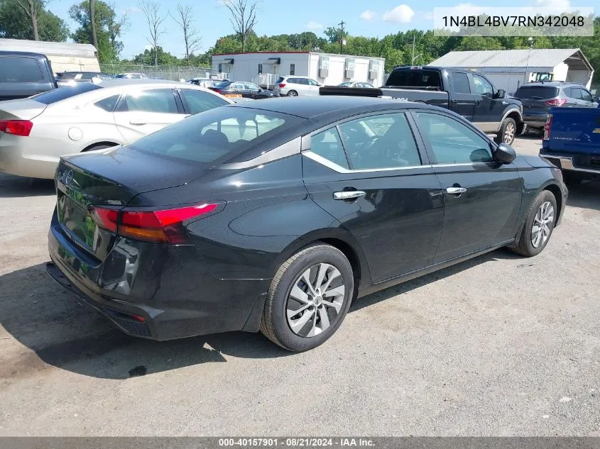 2024 Nissan Altima S VIN: 1N4BL4BV7RN342048 Lot: 40157901