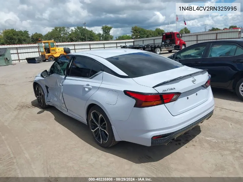 2024 Nissan Altima Sr Fwd VIN: 1N4BL4CV2RN325995 Lot: 40235908