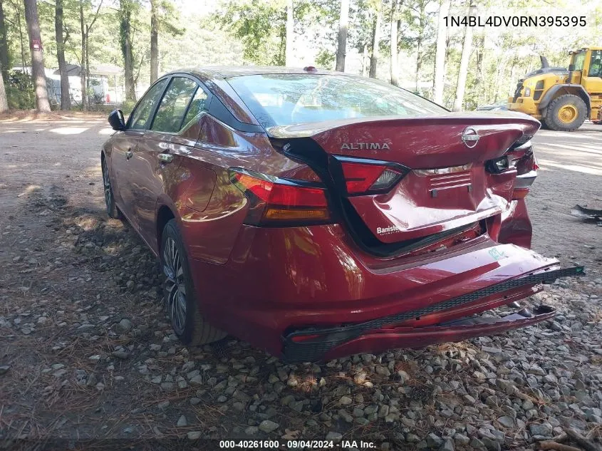 2024 Nissan Altima Sv Fwd VIN: 1N4BL4DV0RN395395 Lot: 40261600