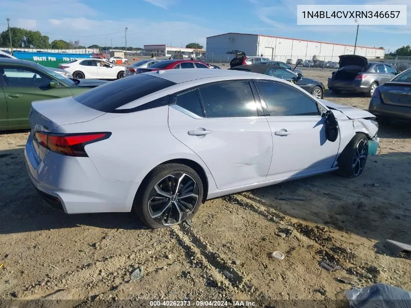 2024 Nissan Altima Sr Fwd VIN: 1N4BL4CVXRN346657 Lot: 40262373