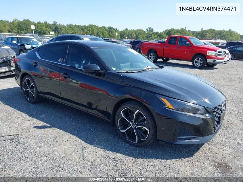 2024 Nissan Altima Sr Fwd VIN: 1N4BL4CV4RN374471 Lot: 40284719