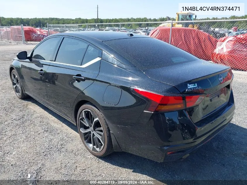 2024 Nissan Altima Sr Fwd VIN: 1N4BL4CV4RN374471 Lot: 40284719