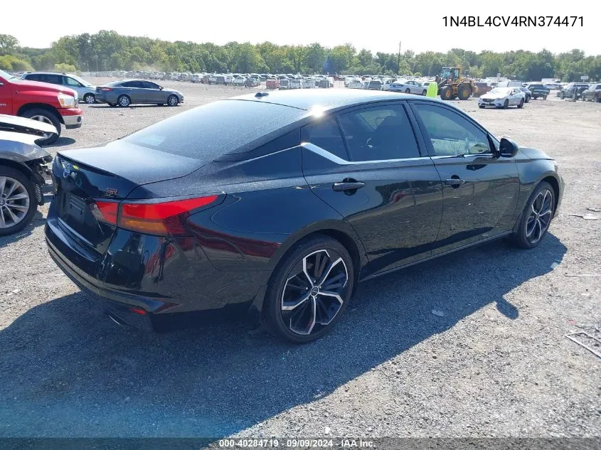 2024 Nissan Altima Sr Fwd VIN: 1N4BL4CV4RN374471 Lot: 40284719