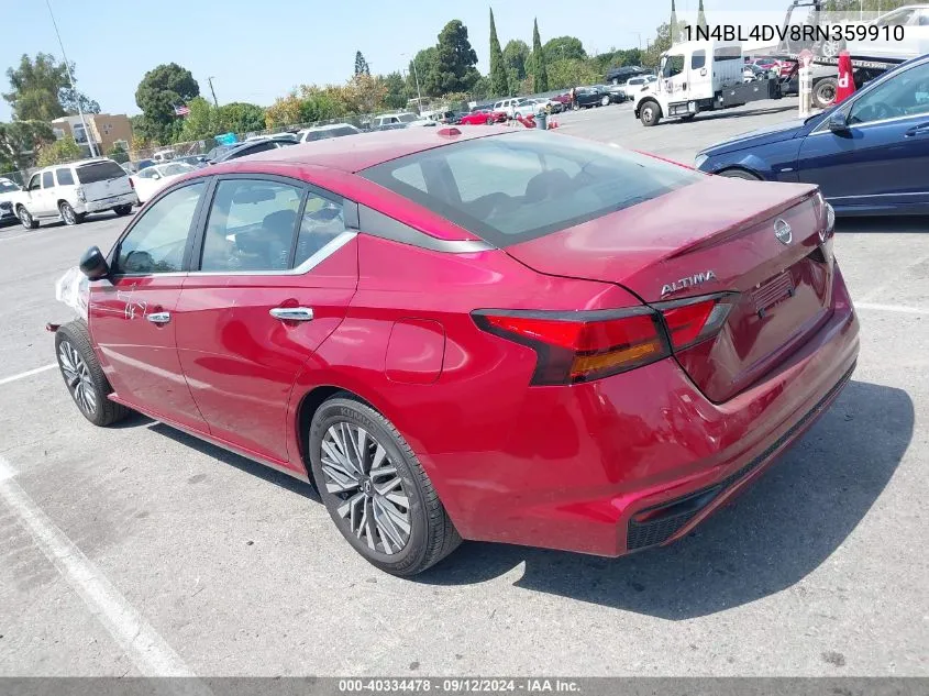 2024 Nissan Altima Sv VIN: 1N4BL4DV8RN359910 Lot: 40334478