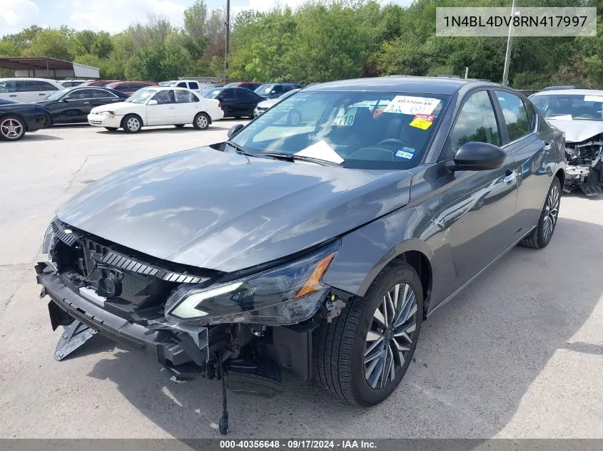 2024 Nissan Altima Sv Fwd VIN: 1N4BL4DV8RN417997 Lot: 40356648