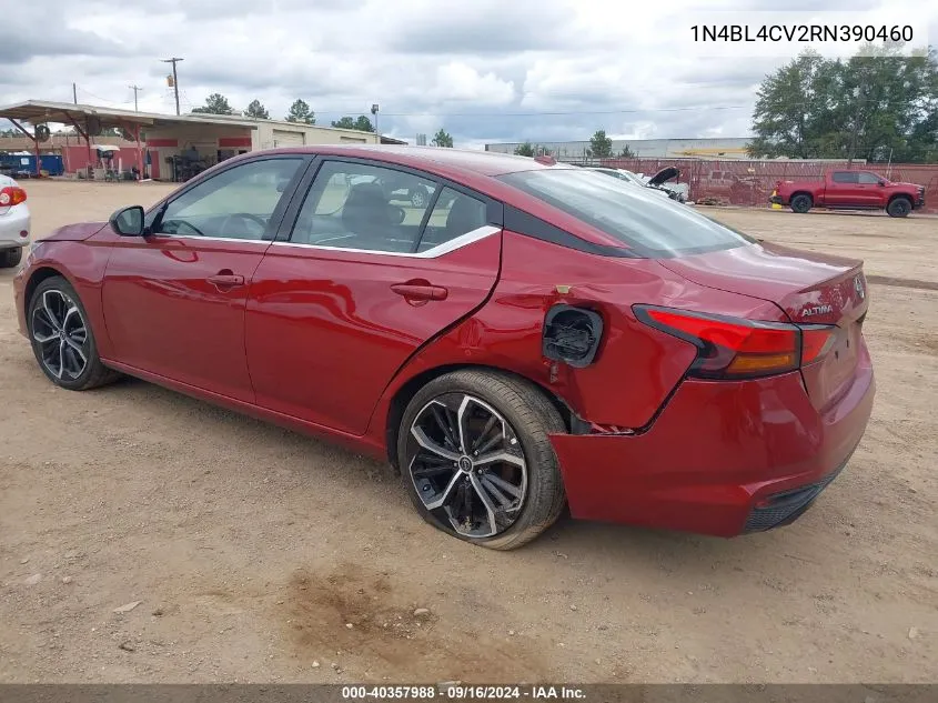 2024 Nissan Altima Sr Fwd VIN: 1N4BL4CV2RN390460 Lot: 40357988