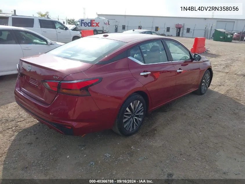 1N4BL4DV2RN358056 2024 Nissan Altima Sv Fwd