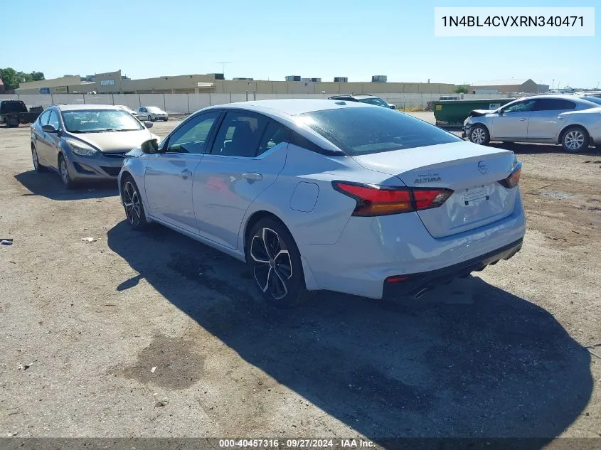 2024 Nissan Altima Sr Fwd VIN: 1N4BL4CVXRN340471 Lot: 40457316