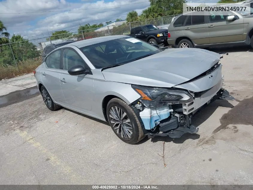 2024 Nissan Altima Sv Fwd VIN: 1N4BL4DV3RN345977 Lot: 40629982