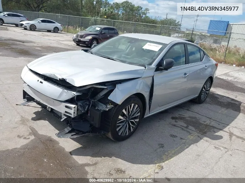 2024 Nissan Altima Sv Fwd VIN: 1N4BL4DV3RN345977 Lot: 40629982