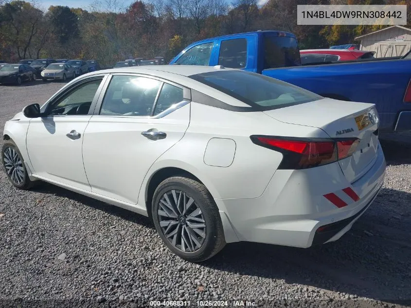 2024 Nissan Altima Sv Intelligent Awd VIN: 1N4BL4DW9RN308442 Lot: 40668311