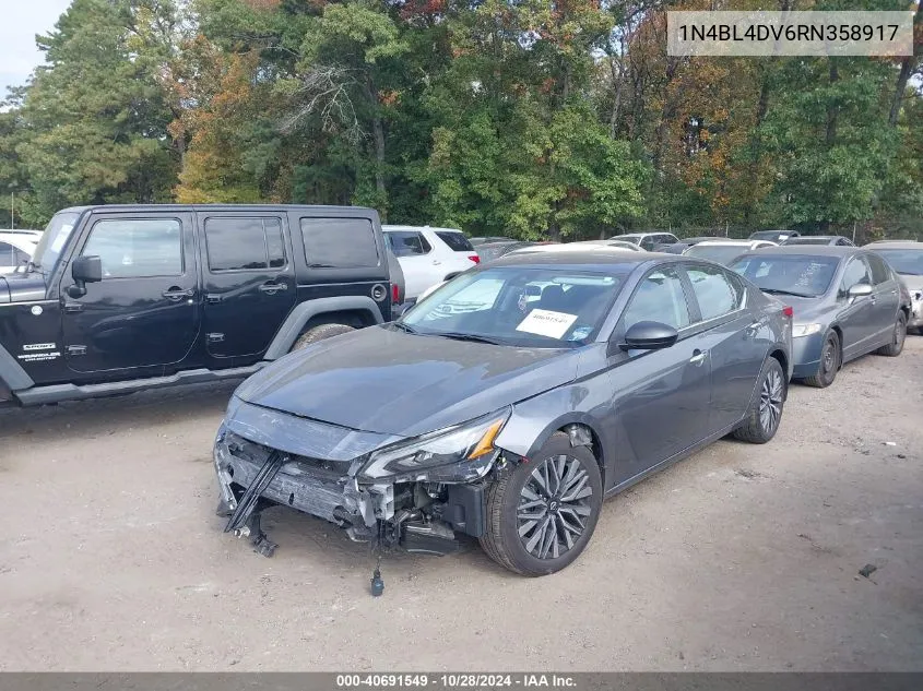 2024 Nissan Altima Sv Fwd VIN: 1N4BL4DV6RN358917 Lot: 40691549