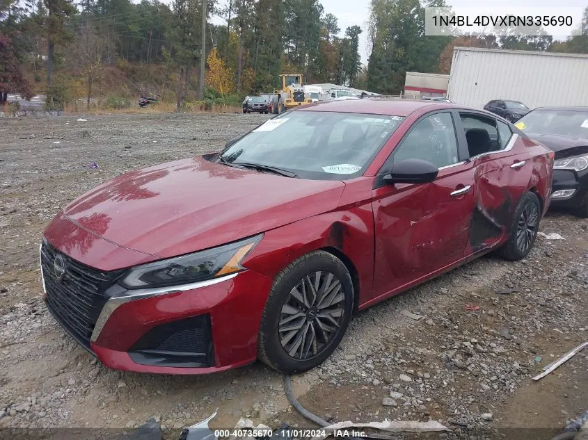 2024 Nissan Altima Sv Fwd VIN: 1N4BL4DVXRN335690 Lot: 40735670