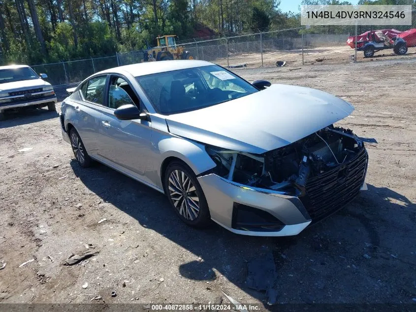 2024 Nissan Altima Sv Fwd VIN: 1N4BL4DV3RN324546 Lot: 40872858