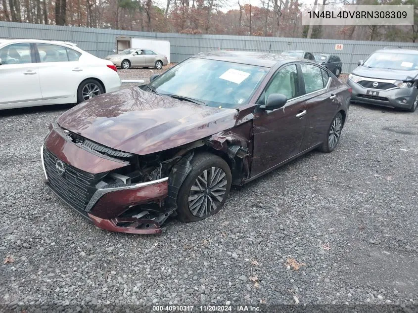 2024 Nissan Altima Sv Fwd VIN: 1N4BL4DV8RN308309 Lot: 40910317