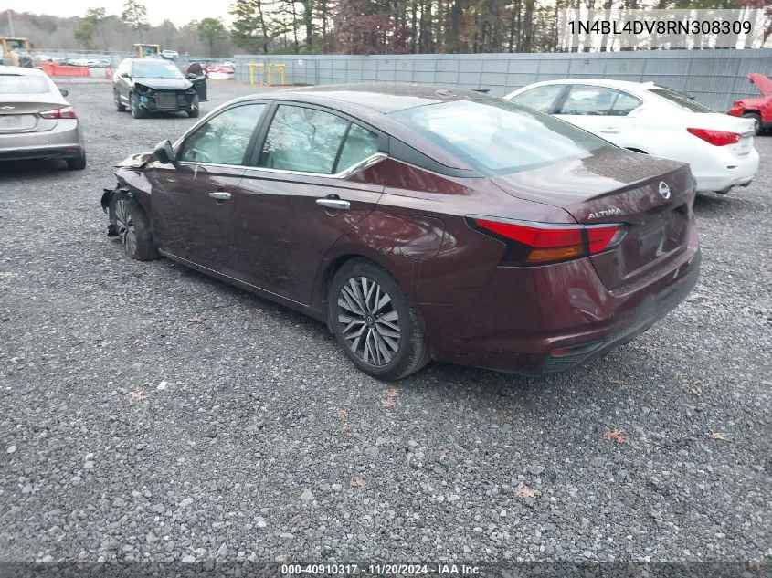 2024 Nissan Altima Sv Fwd VIN: 1N4BL4DV8RN308309 Lot: 40910317