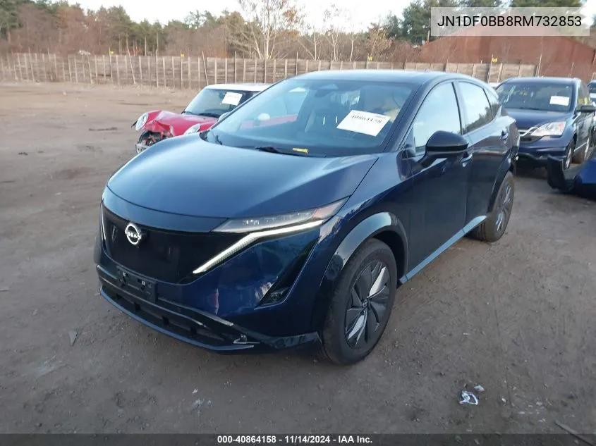 2024 Nissan Ariya Evolve+ VIN: JN1DF0BB8RM732853 Lot: 40864158