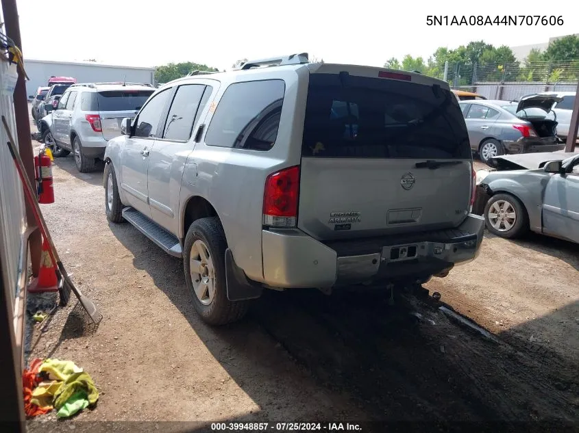 5N1AA08A44N707606 2004 Nissan Pathfinder Armada Se