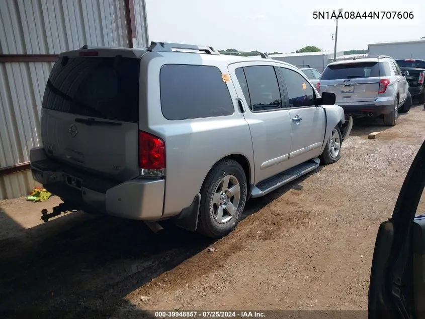 5N1AA08A44N707606 2004 Nissan Pathfinder Armada Se