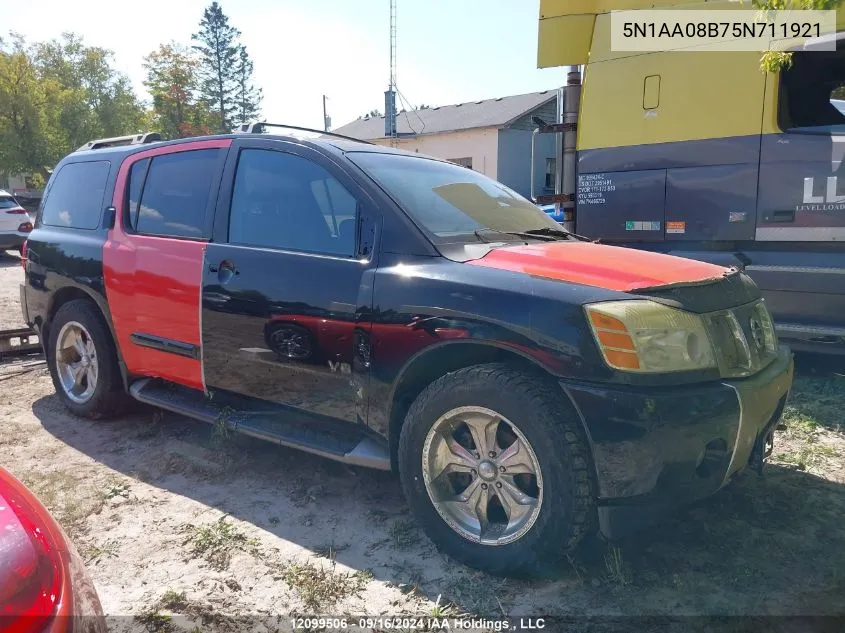 5N1AA08B75N711921 2005 Nissan Armada