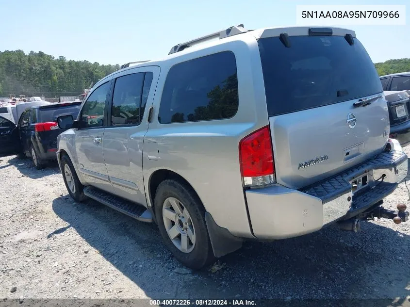 5N1AA08A95N709966 2005 Nissan Armada Le