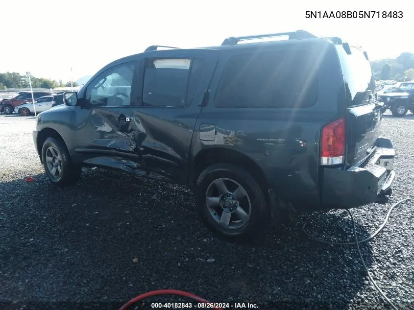 5N1AA08B05N718483 2005 Nissan Armada Se