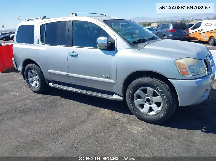 5N1AA08B25N708957 2005 Nissan Armada Le