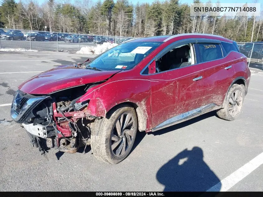 5N1BA08C77N714088 2007 Nissan Armada Se