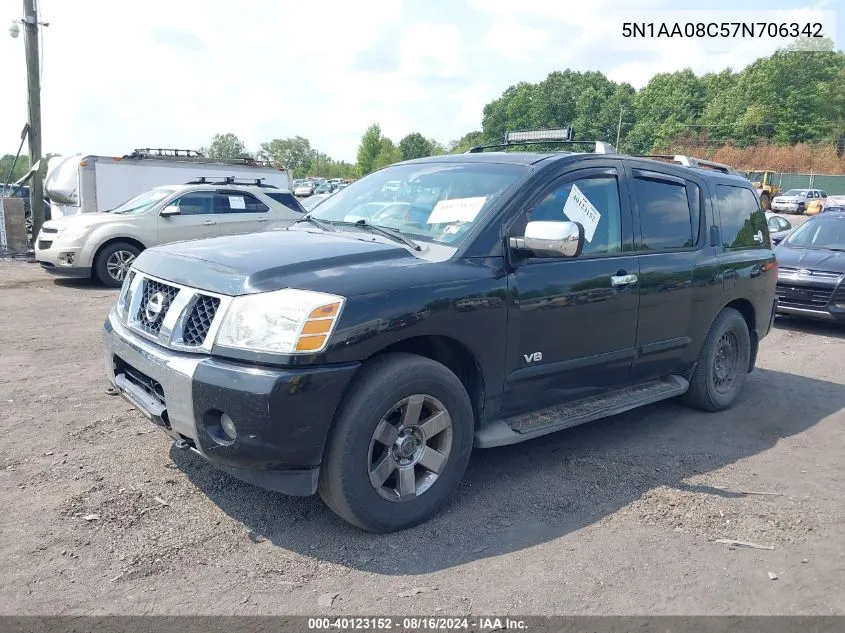 5N1AA08C57N706342 2007 Nissan Armada Le